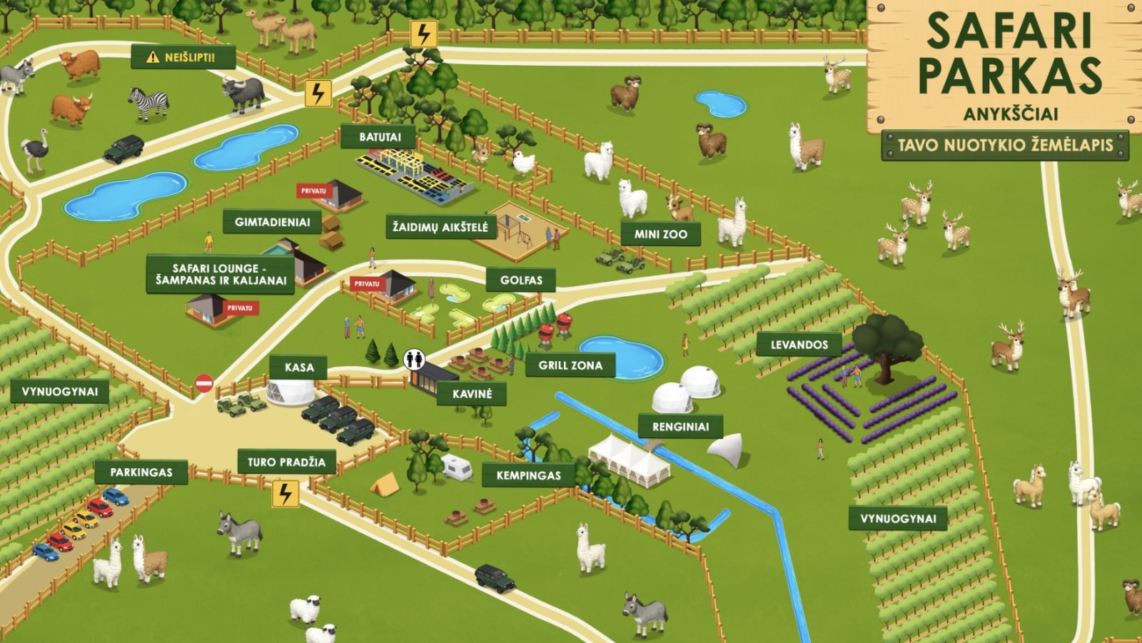Safari parkas - fully operational business for sale